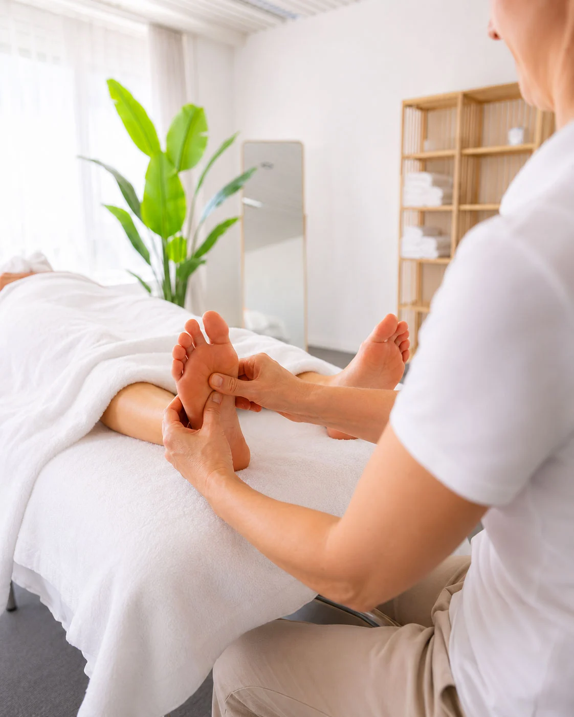 Fussreflexzonenmassage in der Praxis in Biel